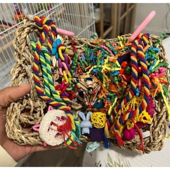 New Bird Toys Bird Foraging Toys for Parakeets Cockatiel Conures Lovebirds Bird - Picture 1 of 1